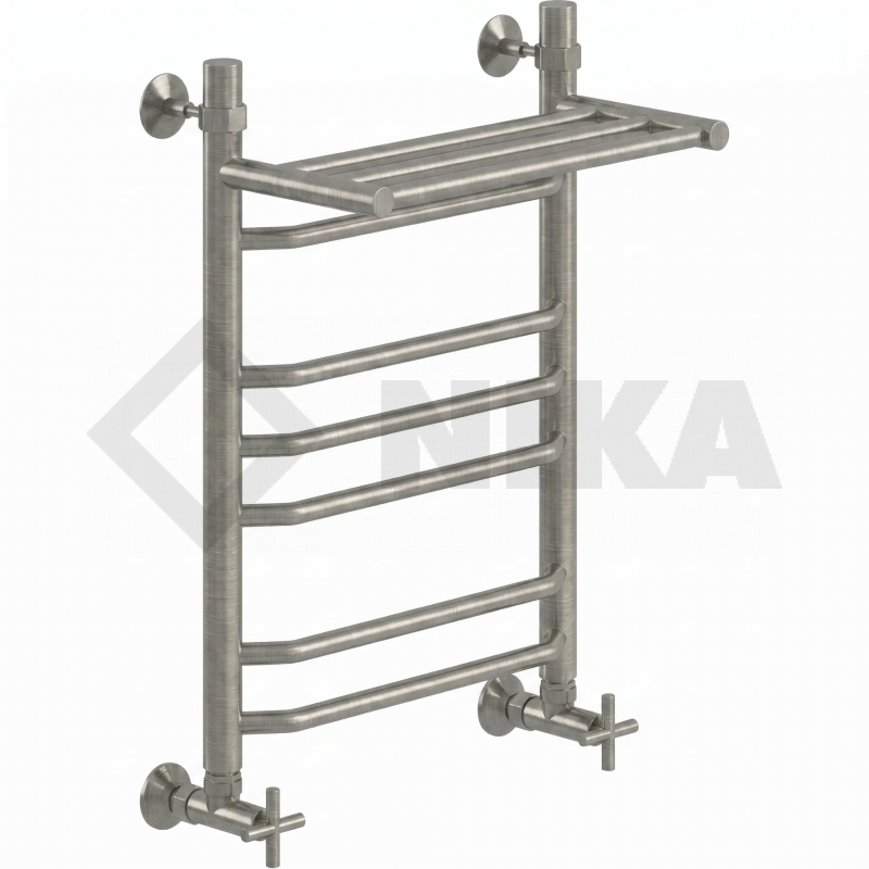 ЛТ (г2) ВП-60/40/46 с полочкой водяной Полотенцесушители «Ника»