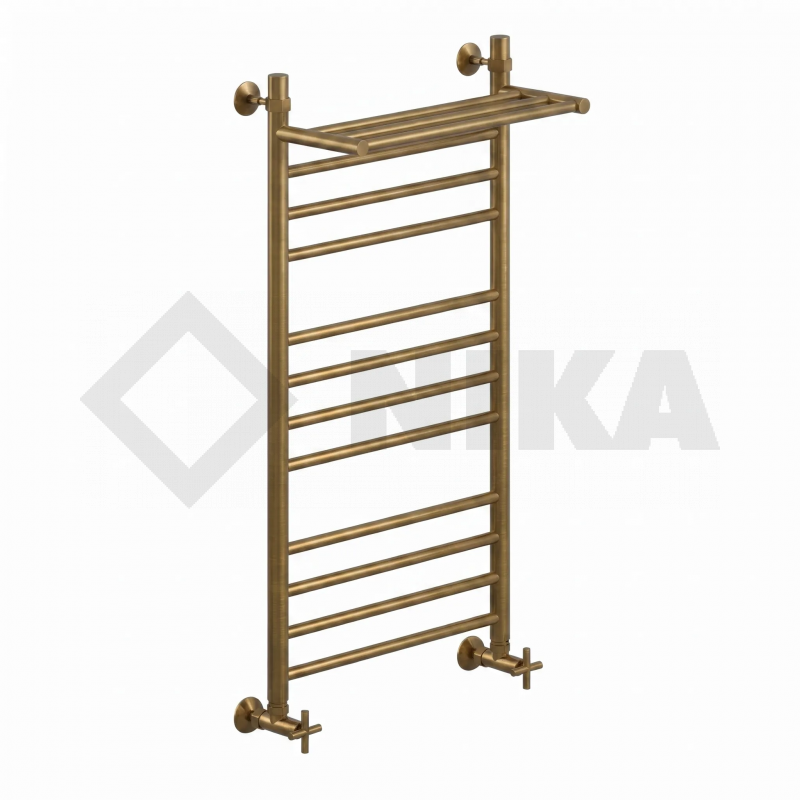 ЛП (г2) ВП-100/60/66 с полочкой водяной Полотенцесушители «Ника»